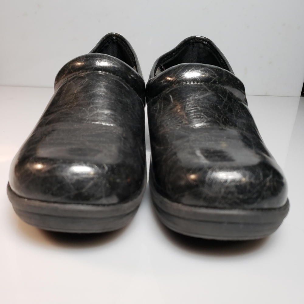 Safe T Step SafeTstep Women's Slip Resistant Gretchen Black Clog Shoes 9.5 - Picture 2 of 11